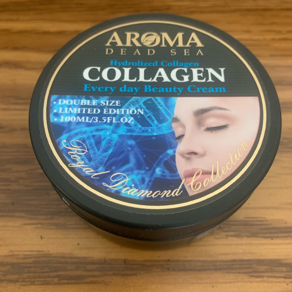AROMA DEAD SEA COLLAGEN EVERYDAY FACE CREAM LIMITED EDITION SUPER SIZE 3.5 OZ